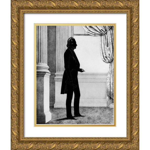 Brown, William Henry 15x18 Gold Ornate Wood Framed with Double Matting Museum Art Print Titled - Men of Distinction I