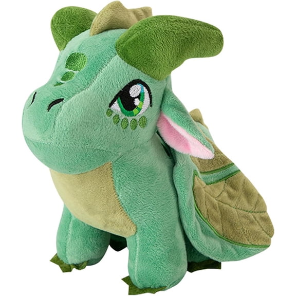 Brown Winged Unicorn Dragon Fluffy Plush Decor Doll