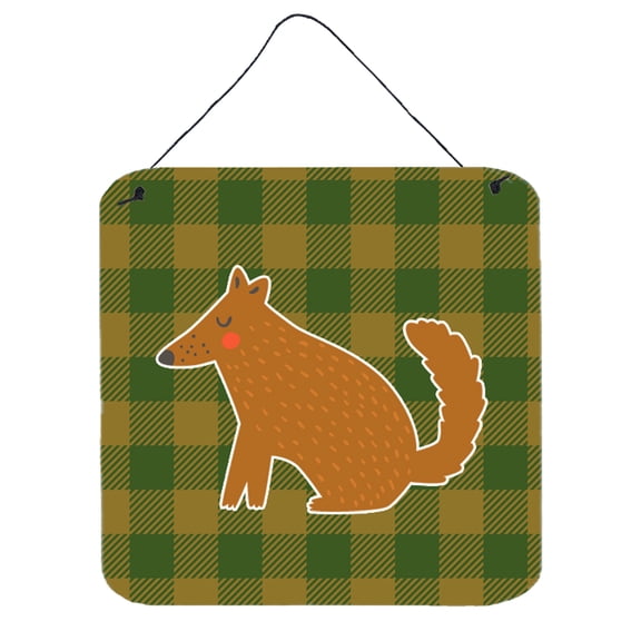 Brown Wolf Wall or Door Hanging Prints