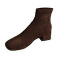 thumbnail image 1 of Brown Women Boots With Supportive Sole Comfortable For Walking, 1 of 1