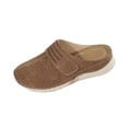 thumbnail image 1 of Brown Women'S Relaxed Wedge Slippers With A Hollowed-Out Design, Perfect For Walking, 1 of 8