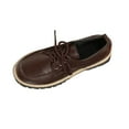 thumbnail image 1 of Brown Women'S Slip-On Shoes With Mid Heel And Wide Fit Option For A Comfortable And Fashionable Look, 1 of 9