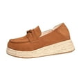 thumbnail image 1 of Brown Women Shoes With Cushioned Insole Comfortable For Standing, 1 of 9