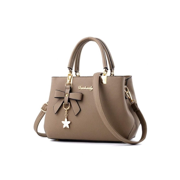 Brown Womens Handbag Tote Shoulder Purse Leather Crossbody Bag