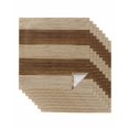 thumbnail image 1 of Brown Wood Grain Cloth Napkins Set of 8 Reusable Dinner Napkins, Ombre Rustic Retro Wooden Plank Cocktail Napkin Washable Table Napkins for Wedding/Holiday Party/Baby Shower 20"x20", 1 of 7