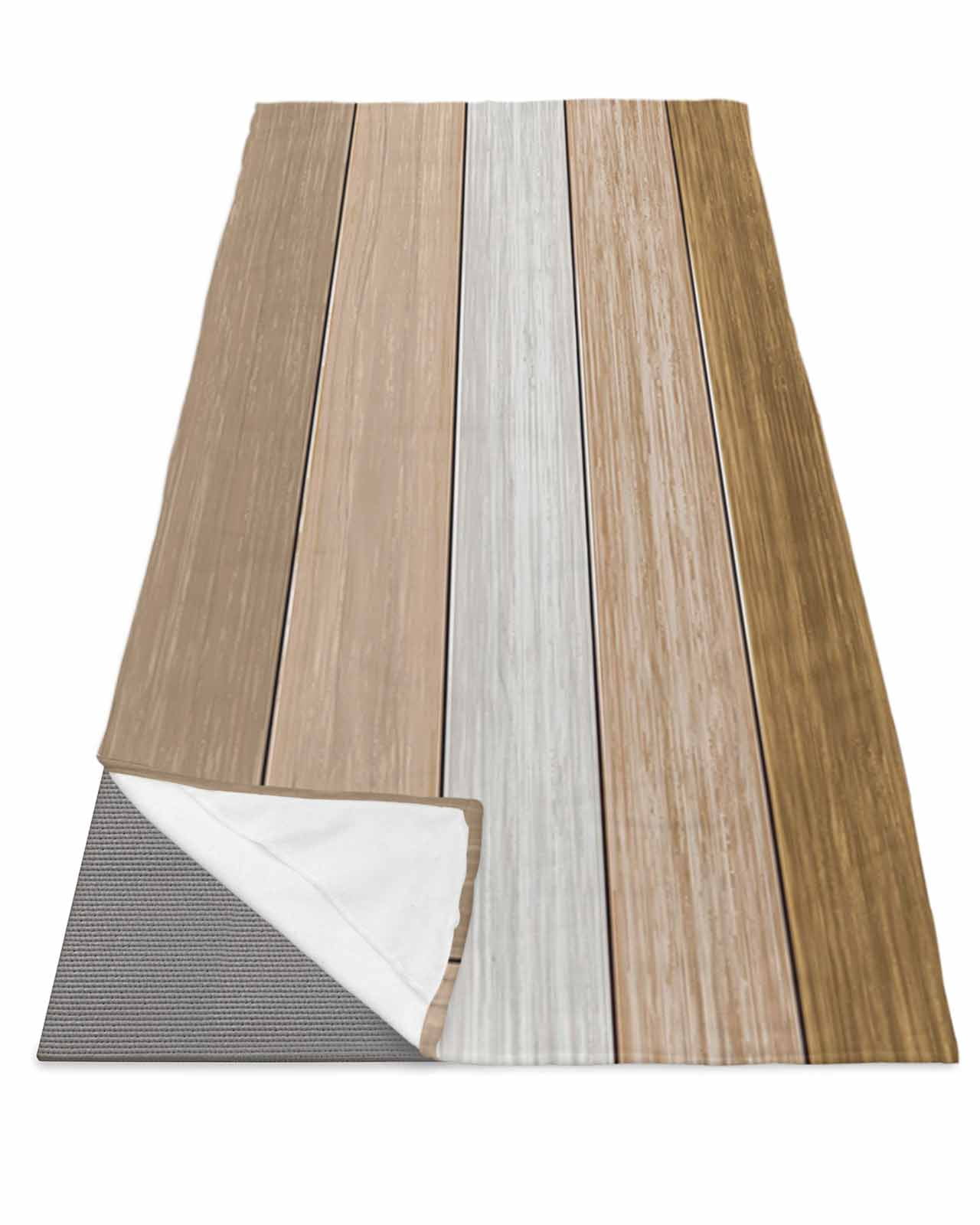 Brown Wood Grain Yoga Towel for Hot Yoga Non Slip, Country Retro Wooden ...
