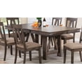 thumbnail image 1 of Brown Wood Rectangle Dinette Dining Room Table With 18" Butterfly Extension Leaf, 1 of 4
