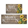 thumbnail image 1 of Brown Wood Sunflower Flowers Kitchen Rugs and Mats Sets Of 2,Kitchen Decoration Rugs,Rubber Backing Non-Slip Floor Mat for Sink Washable Waterproof Laundry Room Runner Rugs, 1 of 7