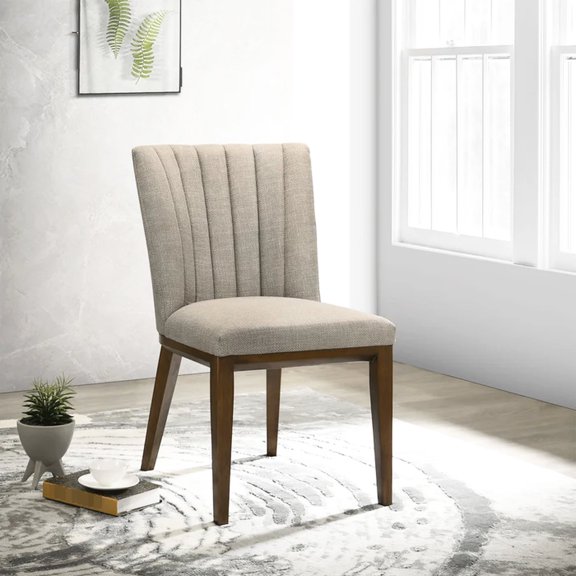Brown Wood Tone, Precise Engineering / Enjoy Contemporary Comfort in Dining Room Set
