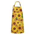 thumbnail image 1 of Brown Yellow Sunflower Pattern Apron-Garden Aprons for Women with Pockets-Cotton Linen Waterproof Kitchen Cooking Gardening Aprons Adjustable for Kitchen,Cooking,BBQ and Salon 33x27 Inch, 1 of 7