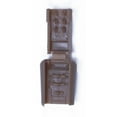 thumbnail image 1 of Brown Zipper Pulls for Paracord - 5 Pack - Plastic Snap Clips for Jackets, Bags, and Tents, 1 of 2