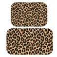 thumbnail image 1 of Brown and Beige Leopard Print Bath Mat Set Of 2,Non-Slip Rug for Bathroom,Kitchen,Bedroom,Entrance, 30x17 and 23.5x15.7 Inches, 1 of 5