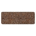 thumbnail image 1 of Brown and Black Leopard Print Kitchen Rug Mat,Kitchen Runner Rugs Non Skid Washable,Decorative Kitchen Floor Mats for Kitchen,Sink,Laundry,17"x47.2", 1 of 7