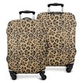 thumbnail image 1 of Brown and Black Leopard Print Luggage Cover Fashion Suitcase Cover Baggage Covers Fit 25-28 Inch Luggage (Go Travel), 1 of 5