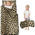 thumbnail image 1 of Brown and Black Leopard Print Toddler Nap Mats for Kids Preschool,Sleeping Mat Bag or Kids,Toddler Sleeping Bag,Toddler Nap Mat or Daycare, 1 of 6