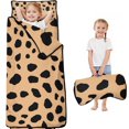 thumbnail image 1 of Brown and Black Of Leopard Print Toddler Nap Mats for Kids Preschool,Sleeping Mat Bag or Kids,Toddler Sleeping Bag,Toddler Nap Mat or Daycare, 1 of 6