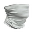 thumbnail image 1 of Brown and Blue Neck Gaiter, Retro Floral, Unisex, Baby Blue White, by Ambesonne, 1 of 3