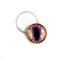 thumbnail image 1 of Brown and Fuchsia Cat Glass Eyes, 1 of 7