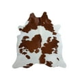 thumbnail image 1 of Brown and White Cowhide Rug 6 x 7' approx., 1 of 3