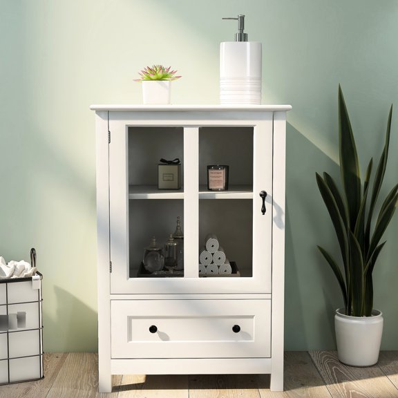 Brown carton packed buffet cabinet / Passed international dropping test