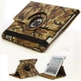thumbnail image 1 of Brown for iPad Mini 1st /iPad Mini 2nd /iPad Mini 3rd 360 Degree Rotating Military Stand Protective Hard-Cover Folding Case with Auto Wake/Sleep Feature, 1 of 2