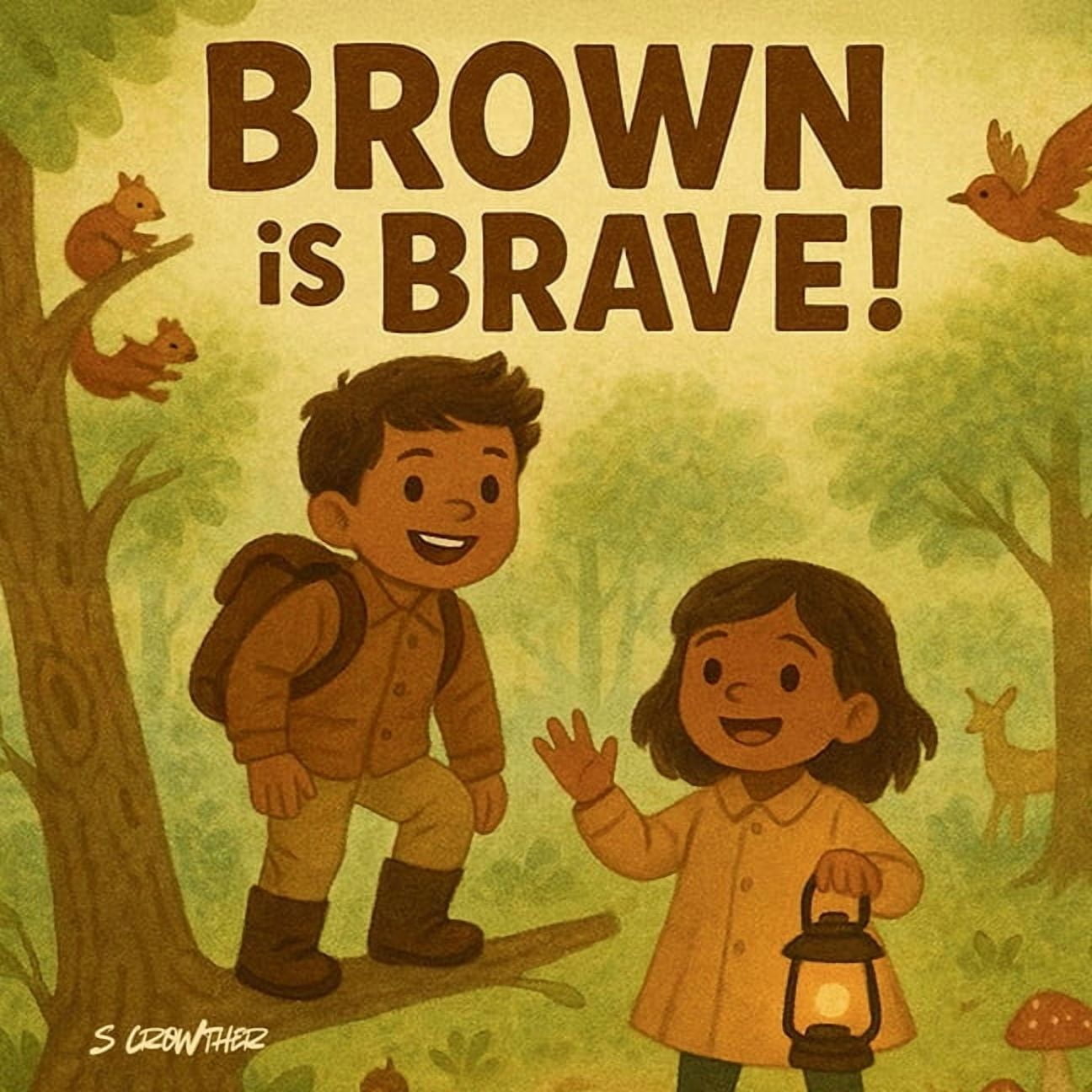 Brown is Brave!: A Fun Rhyming Children's Book About Courage ...