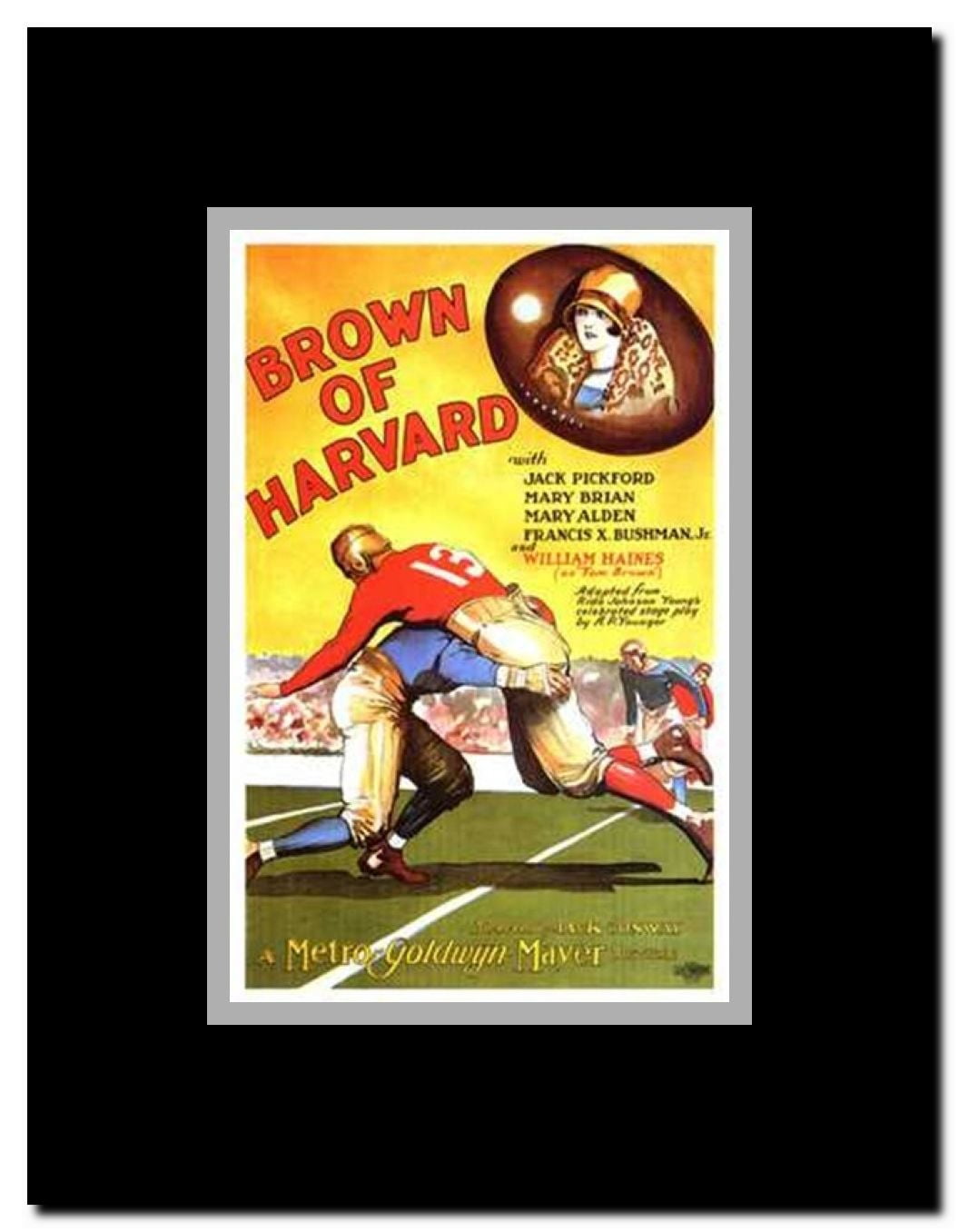 Brown of Harvard Framed Movie Poster