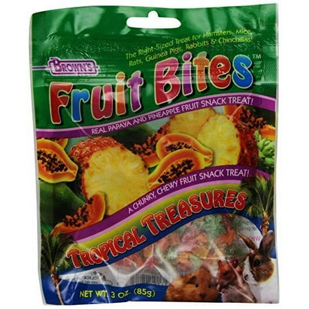 Extreme! Tropical Treasures Small Animal Treats, 3 oz. (Pack of 2)