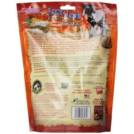 Brown's Luck & Love Crunchy Carrot Horse Treat, 16 oz.