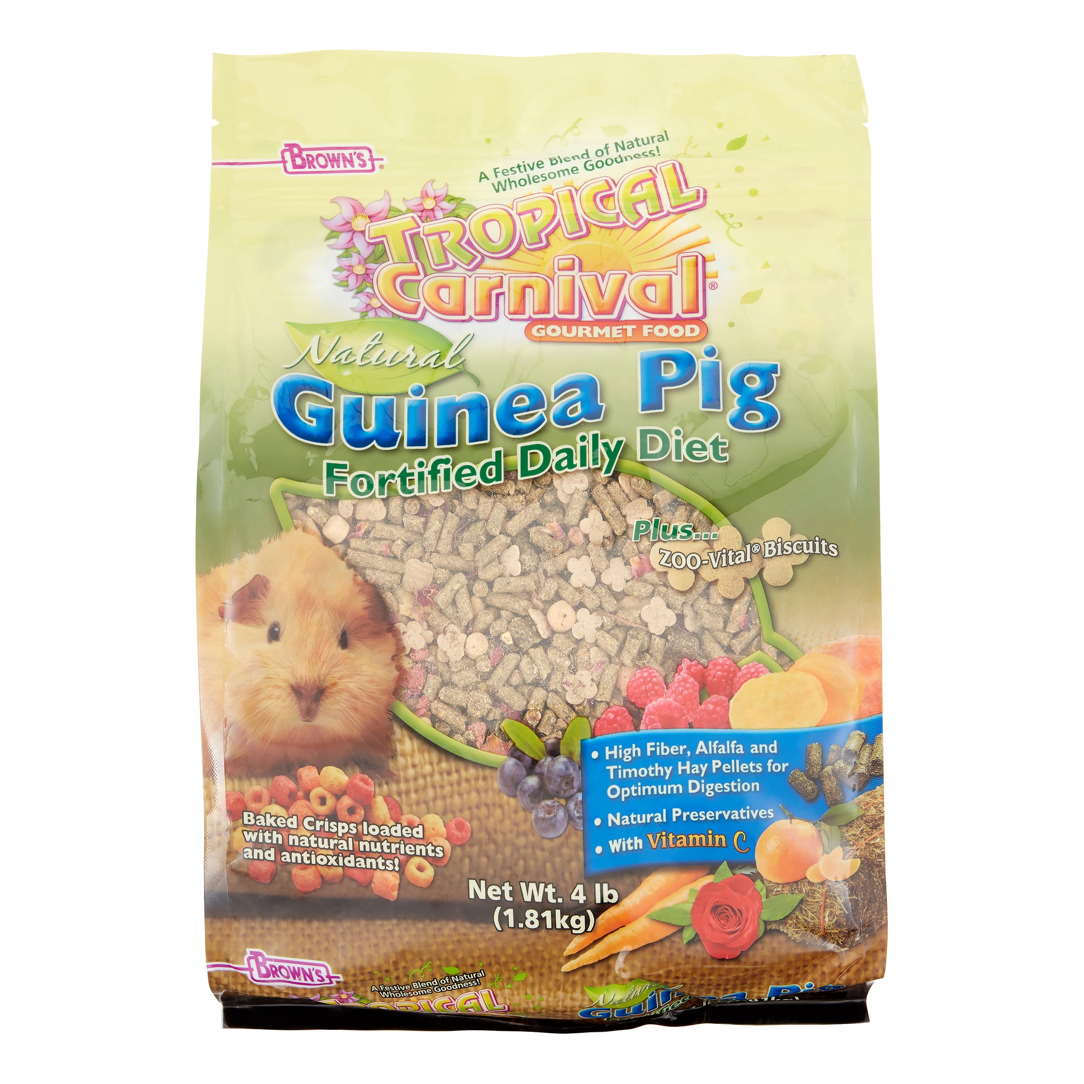 Tropical carnival guinea pig sales food