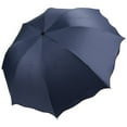 thumbnail image 1 of Brown trim Non-Automatic Rain and UV Ray Resistant 8 Framed Compact Travel Umbrella, 1 of 4