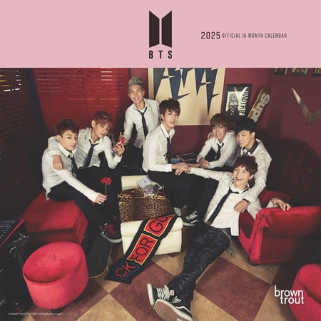 BrownTrout, BTS 2025 Mini Wall Calendar
