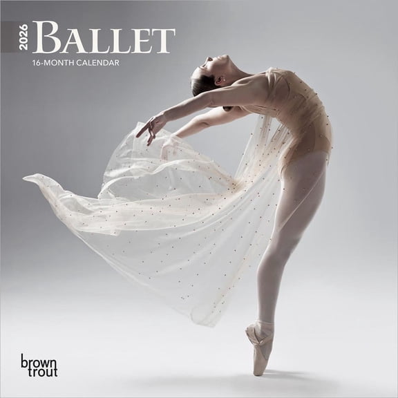 BrownTrout, Ballet 2026 Mini Wall Calendar