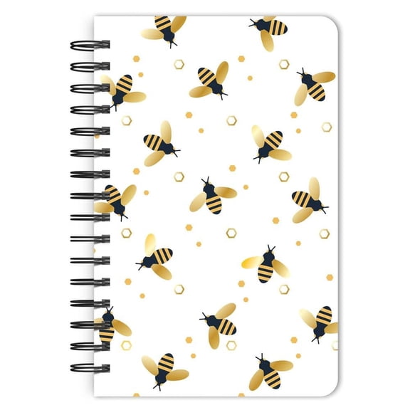 BrownTrout, Busy Bees Foil Compact Journal