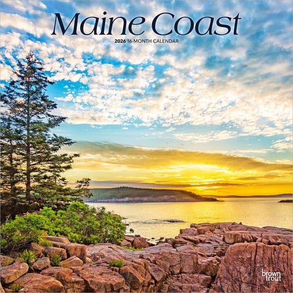 BrownTrout, Maine Coast 2026 Wall Calendar