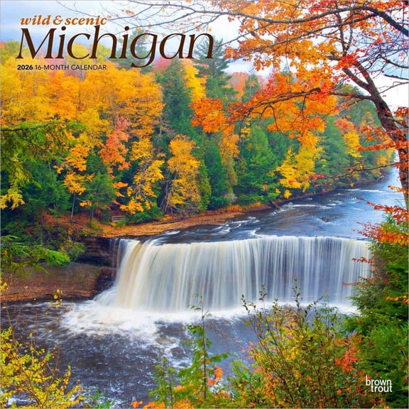 BrownTrout, Michigan Wild and Scenic 2026 Wall Calendar
