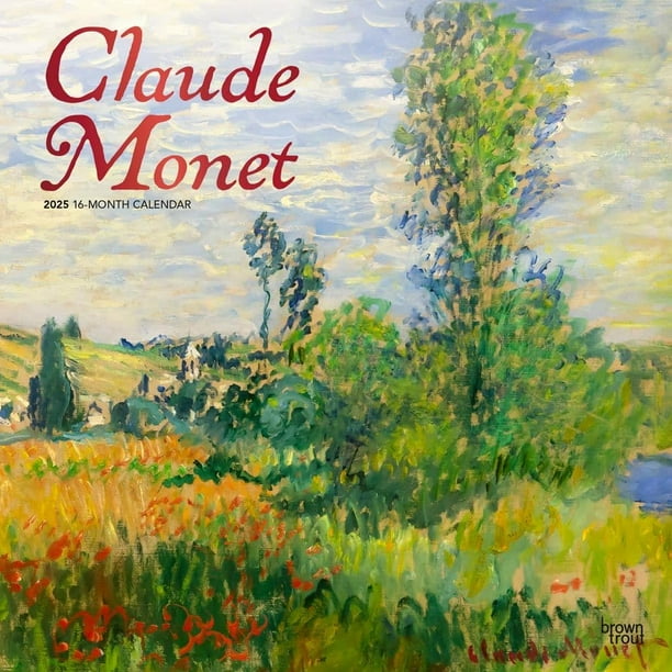 BrownTrout, Monet 2025 Wall Calendar - Walmart Business Supplies