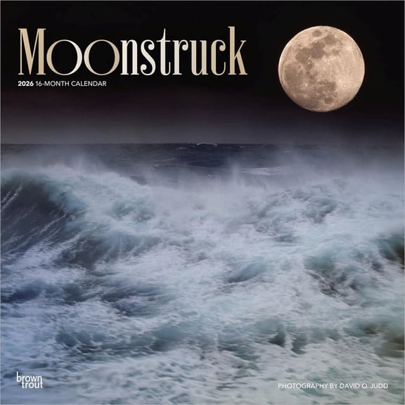 BrownTrout, Moons 2026 Wall Calendar