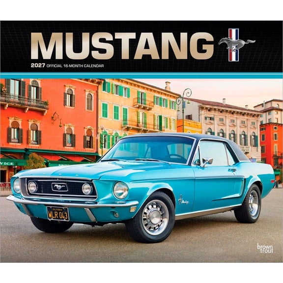 BrownTrout, Mustang 2027 Deluxe Wall Calendar