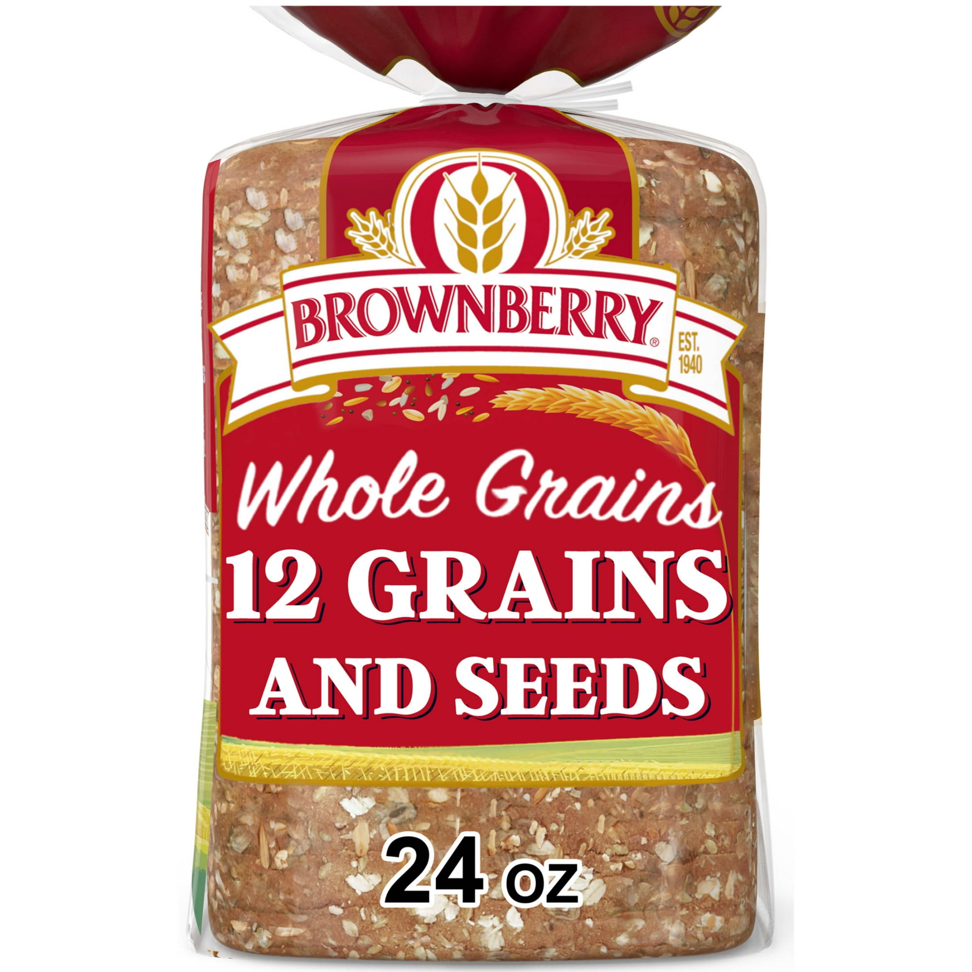 Brownberry Oatnut Bread - 24 Oz Loaves, 2-Pack (Pack Of 6), Whole Grain With Oats & Hazelnuts
