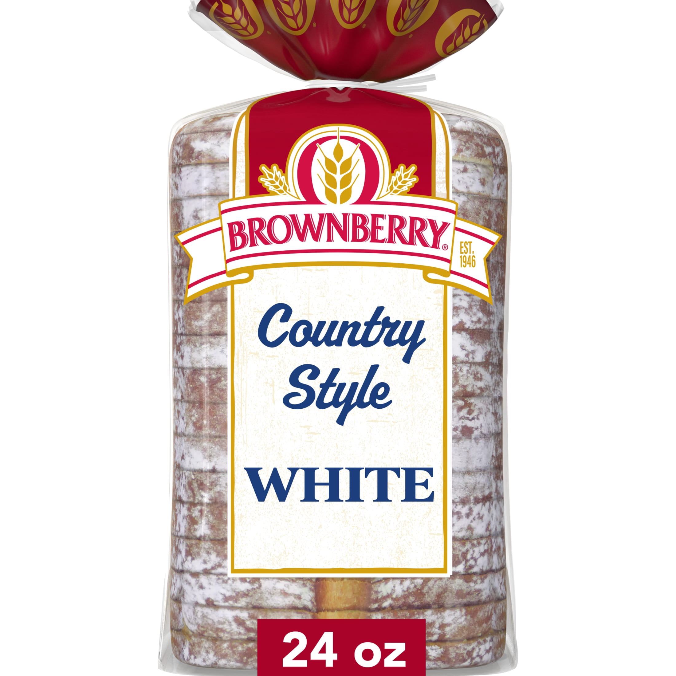 Brownberry Country Style Plain Bread, 24 oz
