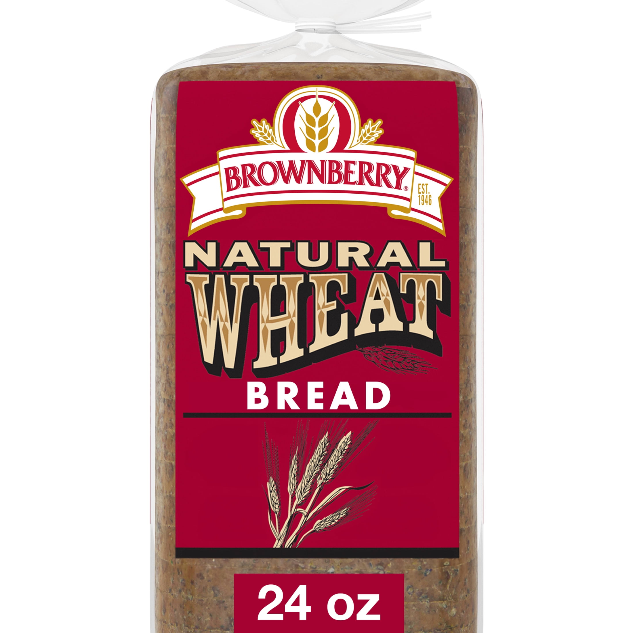 Brownberry Wheat Bread, 24 oz, Wheat Bread, Bag