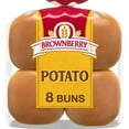 thumbnail image 1 of Brownberry Potato Buns, 8 count, Hamburger Buns, 16 oz Bag, 1 of 7