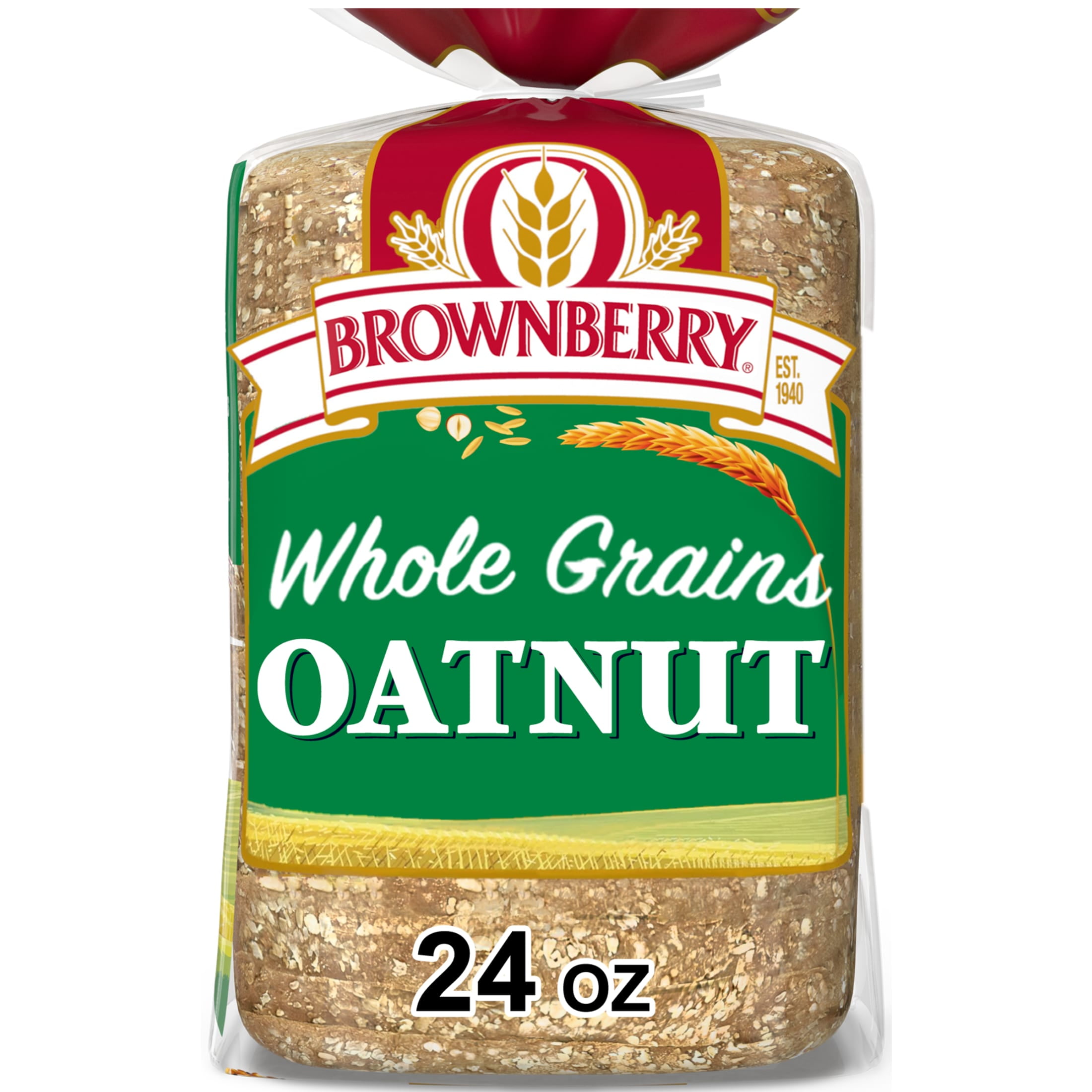 Brownberry Oatnut Bread, 24 oz, Multigrain Bread, Bag