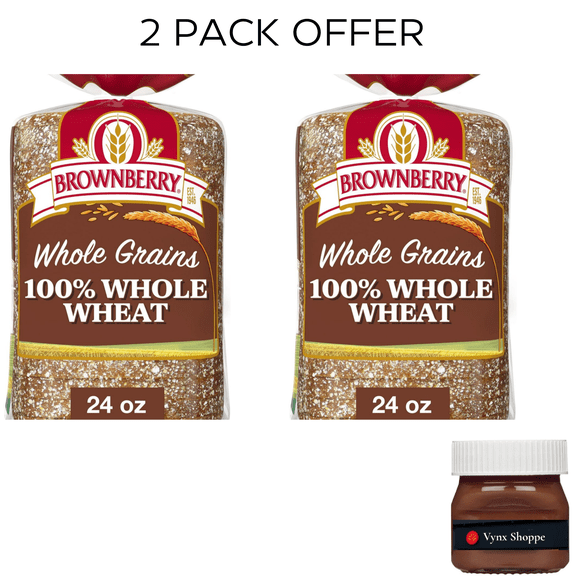 Brownberry Whole Wheat Bread, 24 oz, Wheat Bread, Bag