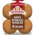 thumbnail image 1 of Brownberry Whole Wheat Buns, 8 count, Hamburger Buns, 16 oz Bag, 1 of 7