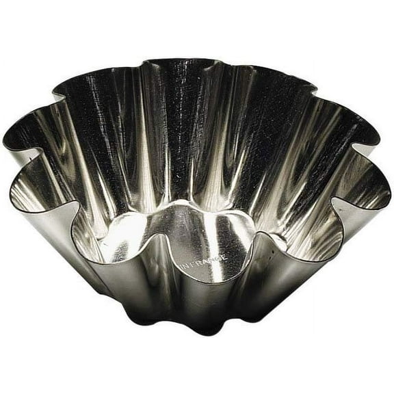 Browne 80193740 3.1" Fluted Brioche Mould