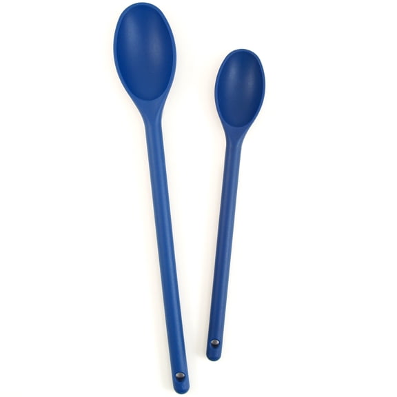 Browne-Halco 57538203 Heat-Resistant Solid Nylon Spoon, Blue, 12 inch