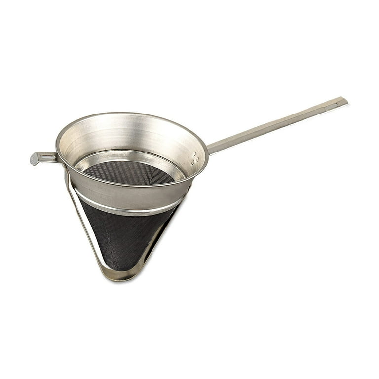 Browne Foodservice 575514 2.25 Qt. Bouillon Strainer with Pan Hook