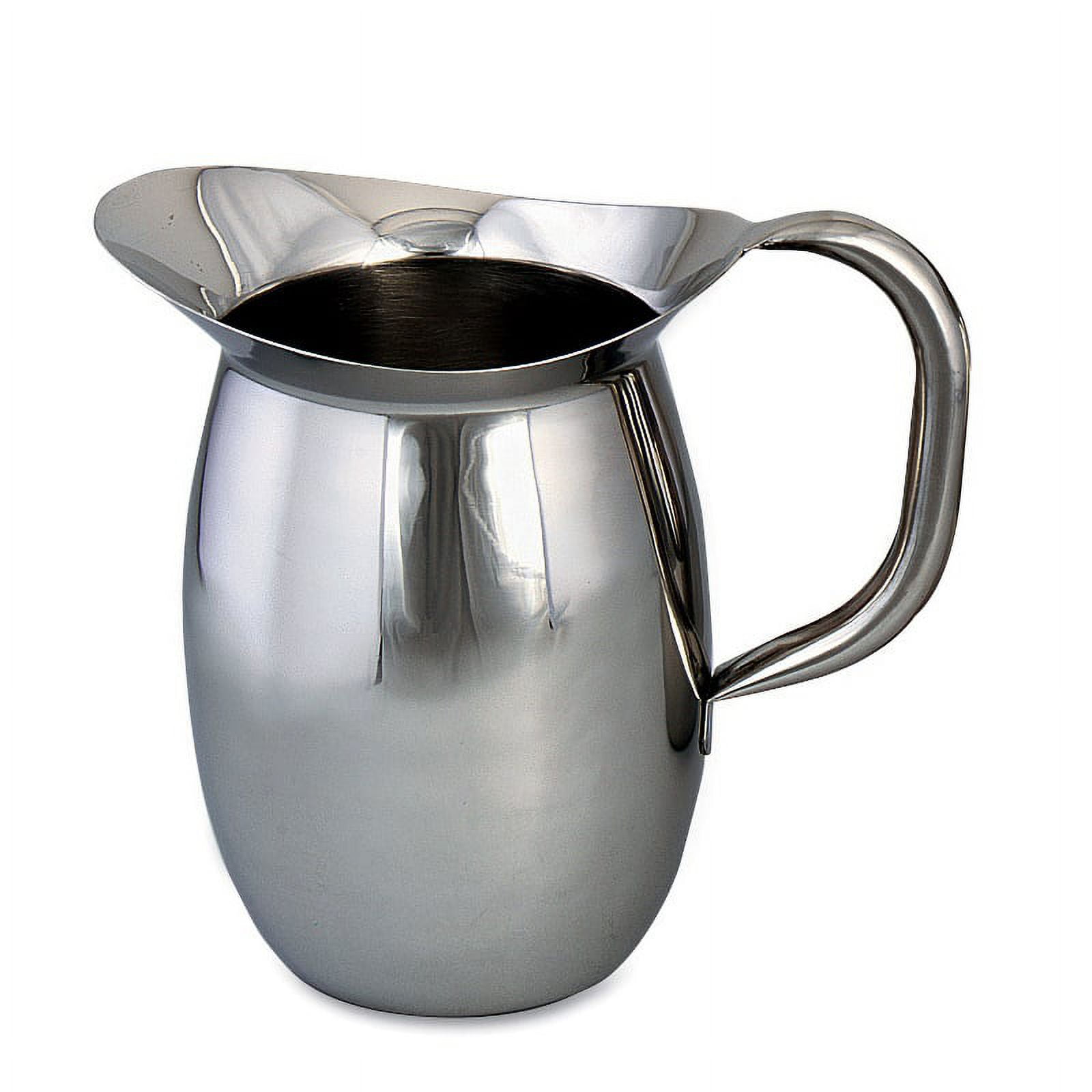 Browne Foodservice 8203 S/S 3.1 Qt. Bell Pitcher with Tubular Handle ...